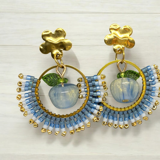 Boucles d'oreilles "Vergers de Provence"