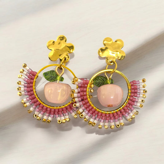 Boucles d'oreilles "Vergers de Provence"