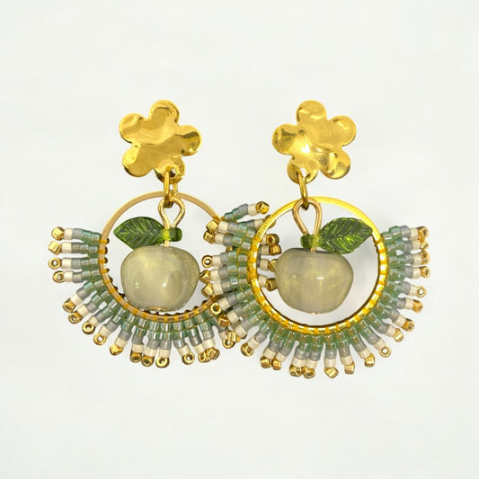 Boucles d'oreilles "Vergers de Provence"