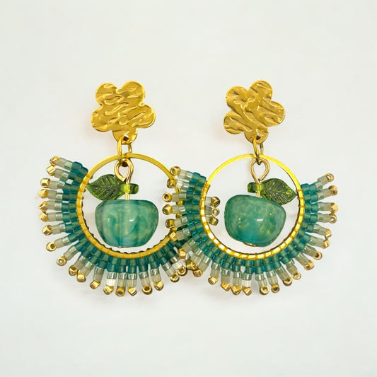 Boucles d'oreilles "Vergers de Provence"