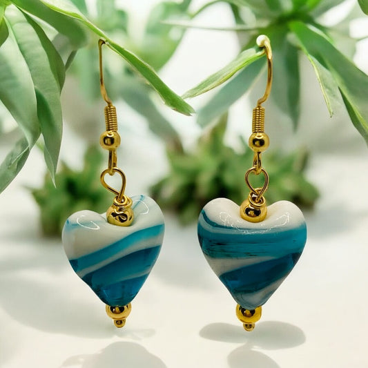 Boucles d'oreilles "Coup de coeur à Biot"