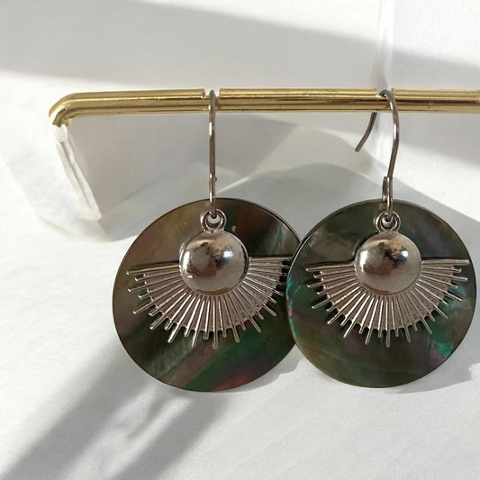 Boucles d’oreilles « Sur le port de Bandol »