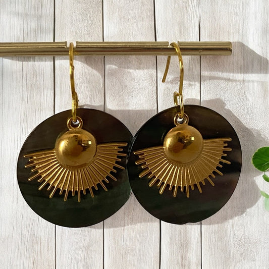 Boucles d’oreilles « Sur le port de Bandol »