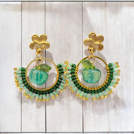 Boucles d'oreilles "Vergers de Provence"
