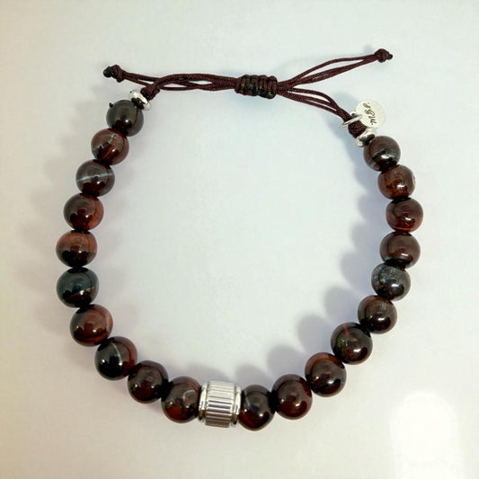 Bracelet homme - Chrysobéril "Oeil de chat"