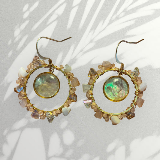 Boucles d'oreilles "Par monts et par vaux"