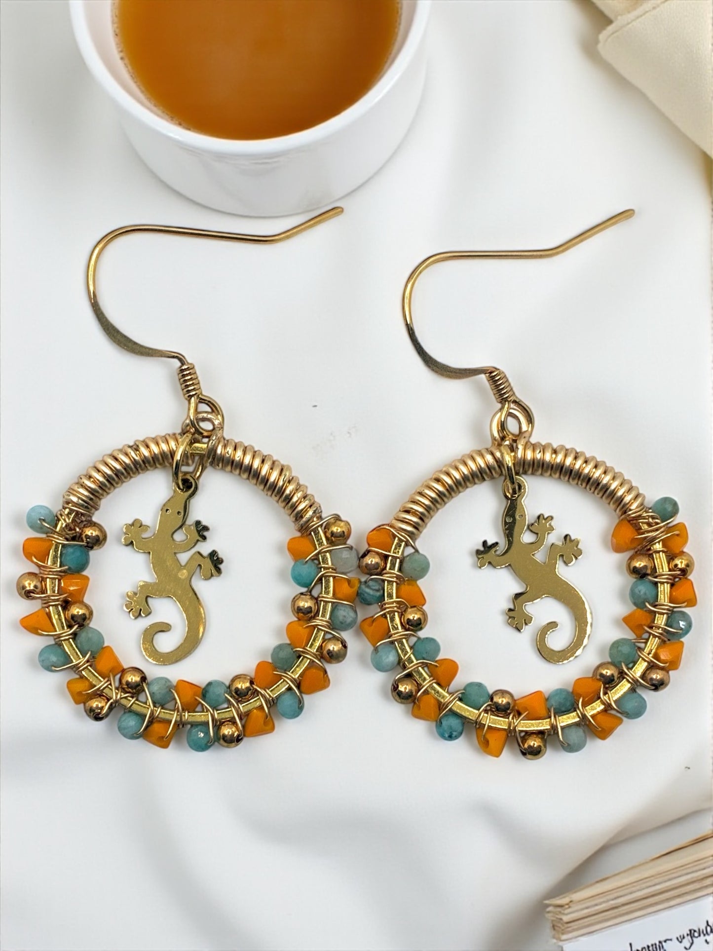 Boucles d'oreilles "Par monts et par vaux"