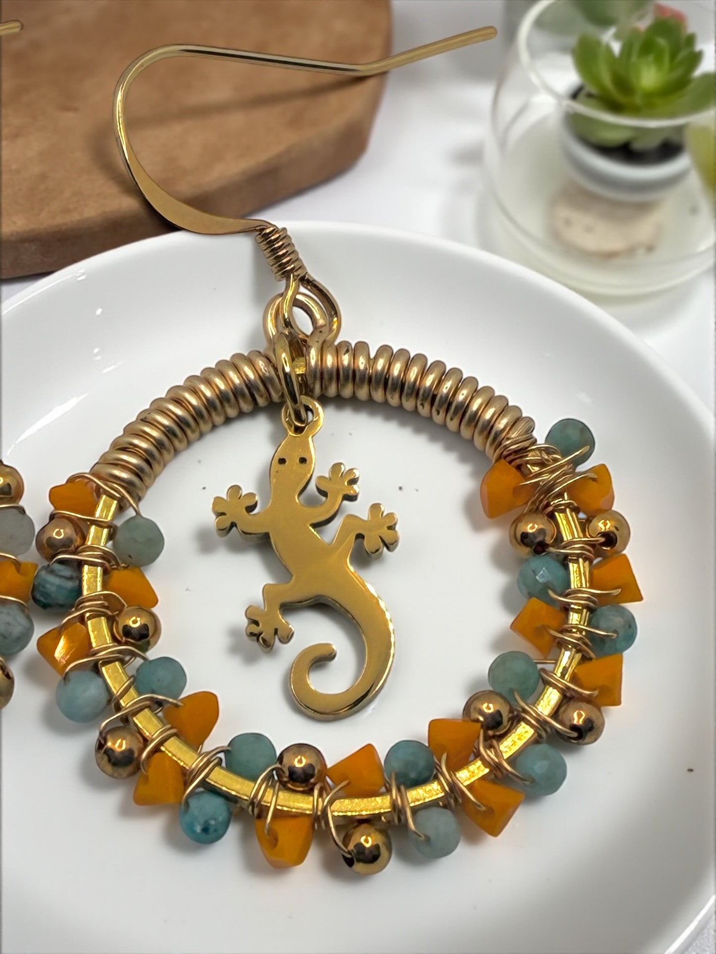 Boucles d'oreilles "Par monts et par vaux"