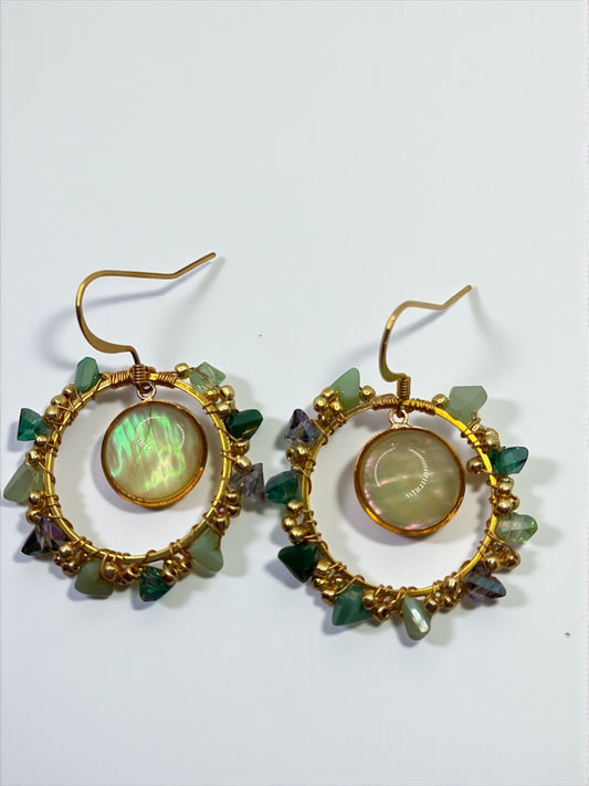 Boucles d'oreilles "Par monts et par vaux"