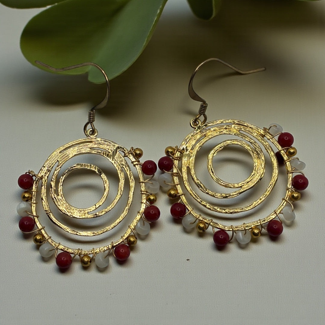 Boucles d'oreilles "Par monts et par vaux"