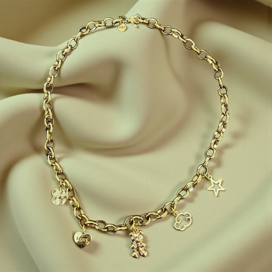 Collier à breloques "Goudes so good"