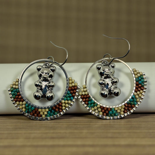 Boucles d'oreilles "Visite à Uzès"