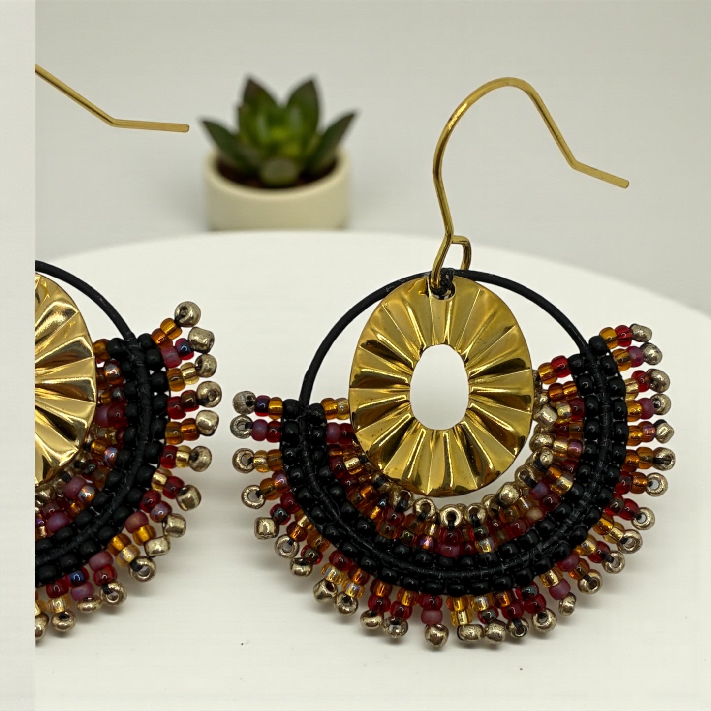 Boucles "Sous le soleil de Saint Tropez"
