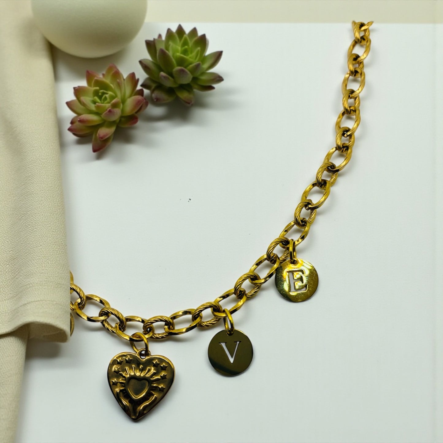 Collier à breloques "Goudes so good"