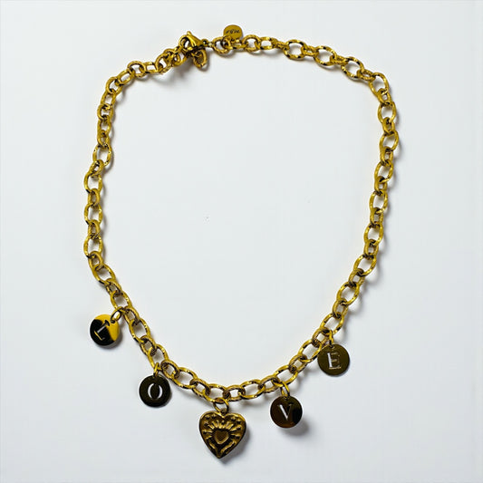 Collier à breloques "Goudes so good"