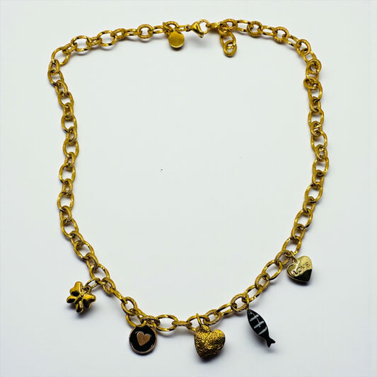 Collier à breloques "Goudes so good"