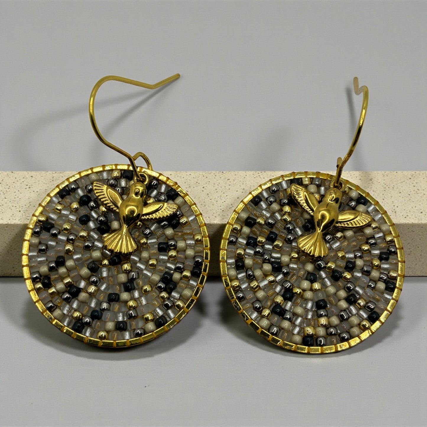 Boucles d'oreilles "Promenade aux Baux de Provence"