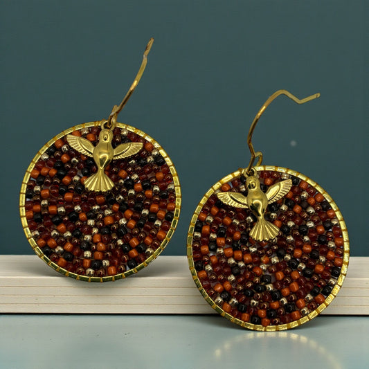 Boucles d'oreilles "Promenade aux Baux de Provence"