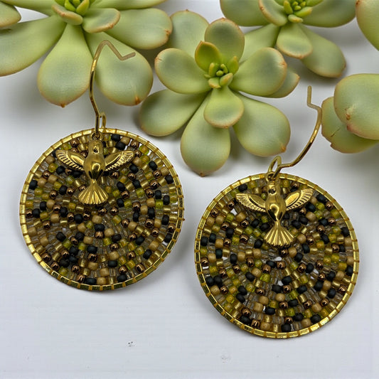 Boucles d'oreilles "Promenade aux Baux de Provence"