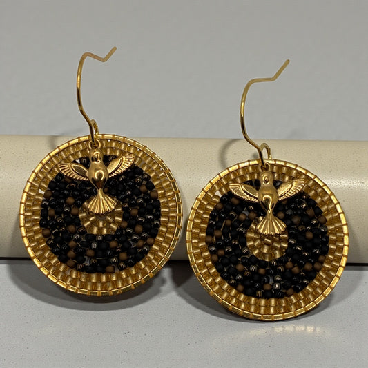 Boucles d'oreilles "Promenade aux Baux de Provence"