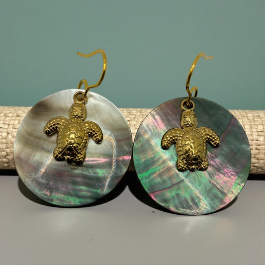 Boucles d’oreilles « Sur le port de Bandol »