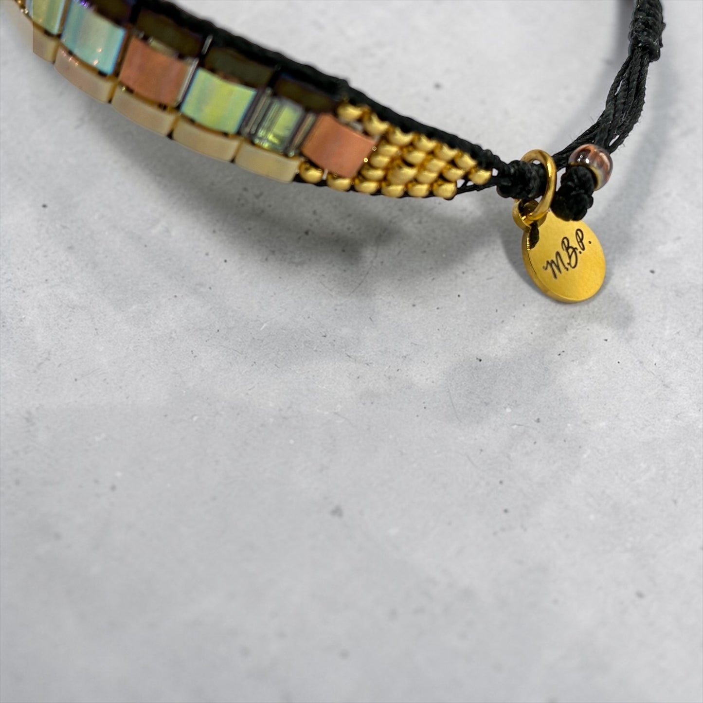 Bracelet en perles tissées "Vallon des Auffes"