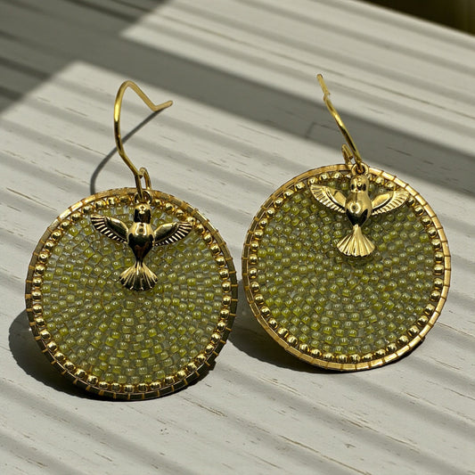 Boucles d'oreilles "Promenade aux Baux de Provence"